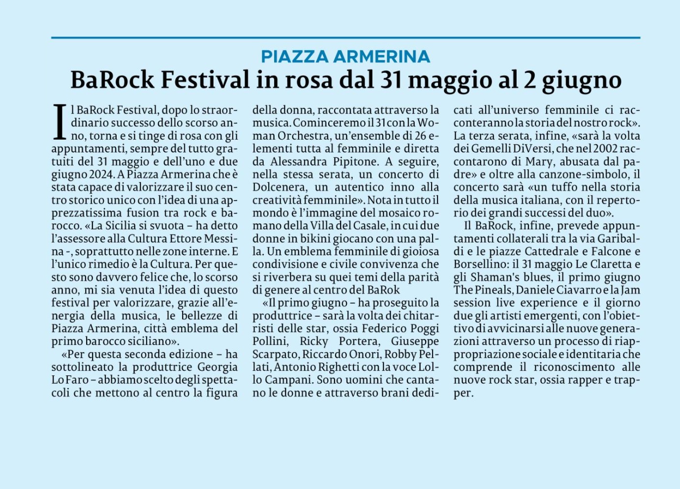 Eventi